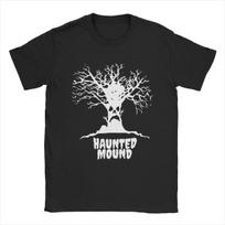 Juokingi Haunted Mound kapinių Harold marškinėliai vyrams, moterims, medvilniniai marškinėliai, dovanų idėja, drabužiai S juoda