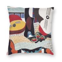 Pablo Picasso Famous Painting Square Pillowcase Decorative Guernica Ladies Abstract Art Cushion Cover Living Room 16x16Inch