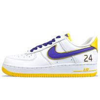 Kobe Bryant x Nike Air Force 1 Neslystantys žemi krepšinio/riedlenčių batai Vyriški Violetiniai FZ1151-100(Komanda40-24) 40