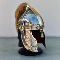 Eomero Raitelis Maršalo Šalmas Žiedų Valdovas Šalmas Riterio Larp Šalmas gray