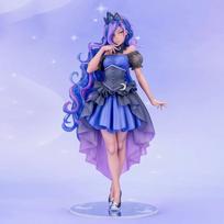 Karštas žaislas My Little Pony Bishoujo serijos princesė Luna Veiksmo anime figūrėlė Modelis Kawaii Doll Kolekcinis žaislas no box mėlyna