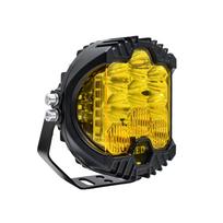 2 vnt. 7 colių LED darbinių žibintų lizdai taškinio užliejimo kombinuoto spindulio rūko žibintas visureigio vairavimo žibintas Yellow light-1pcs