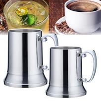 1vnt 450/560ml nerūdijančio plieno retro alaus bokalai izoliuoti vyno stiklo bokalai poliravimo alaus arbatos gėrimo puodelis gotikos virtuvės baro gėrimai 450ml