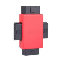 OBD2 16 kontaktų automobilio testerio kištukas, kištukas su 3 moterimis OBD2 ilgintuvo laido adapterio automobilio kompiuterio ilgintuvo kištukas OBDII jungtis juoda