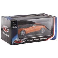 1:24 dydžio „Pagani Huayra Roadster“ automobilių modelio žaislai, skirti 3–12 m. amžiaus berniukų žaislams, patraukiamos transporto priemonės su lengvomis durelėmis ir atidaroma gaubtu 1/24-19x8x5cm geltona