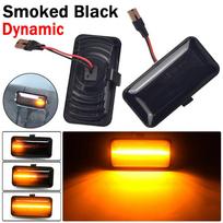 Skirta VW Golf 3 MK3 1H1 1H5 1E7 Passat 35i Vento 1H2 1991 1992 1993 1994 1995 LED šoninio žymeklio posūkio šviesos signalinė lemputė Dynamic Smoked Black