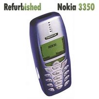 Atnaujintas originalus Nokia 3350 mobilusis telefonas su 1 SIM kortele No charger mėlyna