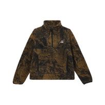 Nike ACG Therma-Fit Wolf Tree Abstract Pattern Fleece Pullover Sweatshirt Women Tops Brown DM4329-242 S