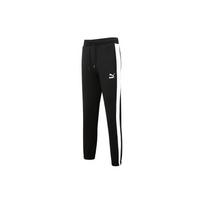 Puma Cotton Spliced Jogger Sports Sweatpants Men Bottoms Black 535229-01 L