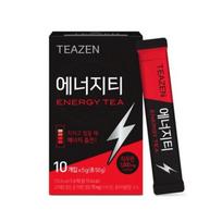 Teazen Energy Tea - Taurine 1,000mg Caffeine 70mg 5g (8 Options) #10Sticks