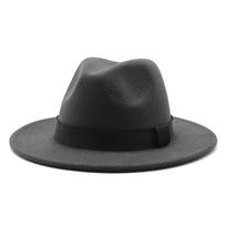 Rudens žiemos juostelė Panamos skrybėlė plačiakraštė džiazo Fedora kepuraitė prancūziška vyrų moterų bažnytinė kepurė Derby vestuvių vakarėlio suknelės kepuraitė M 56-58cm