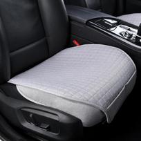 SEAMETAL Lininis automobilio sėdynės užvalkalas priekinis lininis audinys Vasarinis kvėpuojantis apsauginis kilimėlis Auto Priedai Universalūs 1pc front seat pilka spalva