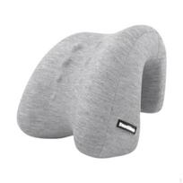 Kėdės galvos atramos pagalvė iš atminties putų kaklui, skalbiama, ergonomiška, daugiafunkcinė atrama light gray
