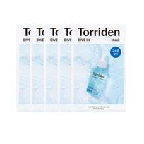 TORRIDEN DIVE-IN Žemos molekulinės masės hialurono rūgšties kaukė 27ml 5 Sheets
