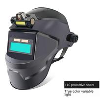 Automatiškai tamsėjantis suvirinimo šalmas PC filtro objektyvo kaukė Didelio vaizdo suvirintojo kaukės pjovimo įrankiai True Color Style