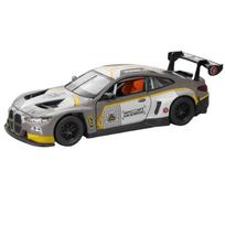 1:32 mastelio BMW M4 GT3 superautomobilio modelis Garsas Šviesa Kolekcinis Miniauto Voiture Žaislai Vaikams Namų Dekoracija pilka/balta