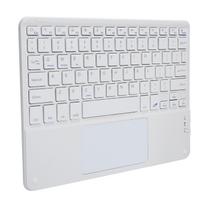 Belaidė Bluetooth klaviatūra, jutiklinė, daugiafunkcinė, išorinis kompiuterio priedas, kvadratiniai dangteliai, 10 colių(Juoda balta