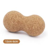 Kamštinis jogos masažo kamuoliukas - 6 cm, 7 cm, 8 cm - Patvarus, neskilinėjantis fascijų ir fitneso žemės riešuto formos kamuoliukas