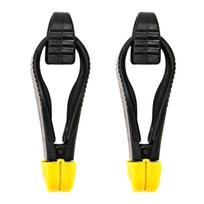 Jūrinės žvejybos lentos užsegimas Trollingui Greitas jungiklis Greitas jungiamasis klipsas Užsegimas Mini jūrinės žvejybos sagtis Plastikinis Power Grip Atleidimo klipsas L black