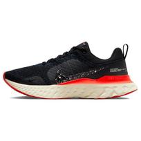 Nike React Infinity Run Flyknit 3 Obsidian Crimson Vyriški sportbačiai Juodi Ryškiai Raudoni DZ3014-002 40