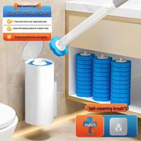 Aštuonios jūros paukščių vienkartinės tualeto šluotos Disposable toilet brush [rod+18 replacement heads]