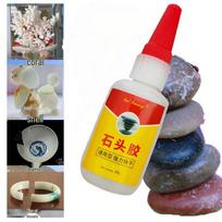 Waterproof Stone & Glass Adhesive for Landscaping, Pebbles, Fish Tanks, and Shells Transparent