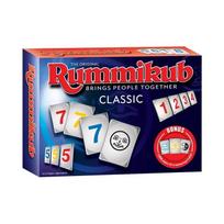 Rummikub Rummy plytelių šeimos žaidimas, kuriame dera strategija ir sėkmė, skatina paauglių ir suaugusiųjų STEM įgūdžius, pramoga
