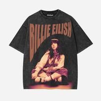 BILLIE EILISH Amerikietiški Madingi Vintage Skalbti Grafinio Spaudinio Marškinėliai Vyrams Moterims Viršutiniai Drabužiai Oversized Medvilniniai Trumpomis Rankovėmis Oversized Marškinėliai L