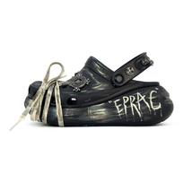 Crocs Undercurrent Saint Classic Crush Medžiaginis klumpė EVA Klumpės Unisex Juoda 207521-001(team1134-) 36-37