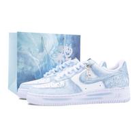 Nike Air Force 1 Fairy Spirit Atsparūs dilimui Žemi Teniso Batai Unisex Mėlyni Balti DD8959-100(Team836-) 35.5