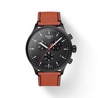 Tissot Leather Strap black Dial Men's Fashion Watch T116.617.36.051.12 juoda