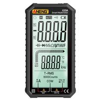 ANENG 4,7 colio LCD ekranas AC/DC skaitmeninis multimetras Ultraportable True-RMS multimetro automatinis diapazonas juoda