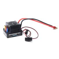 80A bešepetėlis 2-4S ESC elektrinis greičio reguliatorius 6V 5A BEC T kištukas 1/8 1/10 RC automobiliui 60A juoda