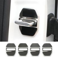 4vnt nerūdijančio plieno durų spynos dangtis durų spynos apsauga dekoratyvinis antikorozinis dangtelis Mercedes Benz mini BMW Jeep dodge