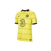 Nike futbolo sportiniai trumpų rankovių marškinėliai su aistruoliu, 21–22 sezono versija, „Chelsea“ išvykos ​​​​vyriški marškinėliai, optiškai geltoni, CV7888-732 M