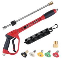 Slėgio plovimo pistoletas 5000 PSI Galingas plovimo pistoletas 40 colių ilgio 14 colių greitas prijungimas su M22 2