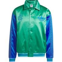 Adidas Originals Hyc Bomo striukė Logotipo spaudinys Spalvų blokas Pilotų sportinė striukė Unisex striukė Šviesiai žalia IT9953 S
