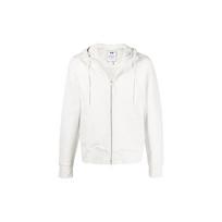 Y-3 Solid Color Zip Cotton Hoodie Jacket Men outerwear White HG6220 XS