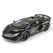 1/24 Lamborghini Aventador SVJ63 Supercar Alloy Car Diecasts & Toy Vehicles Car Model Sound and light Pull back Car Toys For Kids Gifts juoda