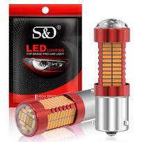 2 vnt. 1156 BA15S BAU15S 1157 BAY15D P21W P21/5W PY21W 108SMD 4014 Automobilio LED posūkio signalų lemputės Stabdžių galinė lempa Automobilio galinės atbulinės eigos lemputės Balta Raudona Geltona 1156 BAU15S PY21W geltona