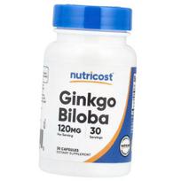 Ginkgo Biloba Extract, Ginkgo Biloba 120, Nutricost (71647004) 30caps