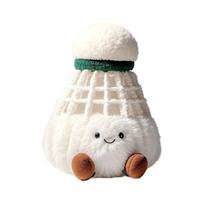 15 cm mielas animacinis badmintono pliušinis pakabukas-raktų pakabukas, kūrybingas kawaii pūkuotas pliušinis žaislas, minkšta dovana, kuprinės pakabukas A1