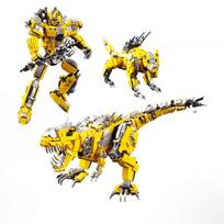1130 vnt. 3 viename Deformuojami Dinzaurai Statybiniai Blokeliai Robotai T-Rex Dygliuotos Nugaros Drakonas Didelis Vaikų Žaislas Gimtadienio Dovanos be dėžutės