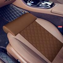 Car Seat Extenders Cushion Leg Rest Extended Comfortable Pad Support Pillow for Brown