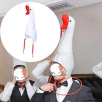 Žąsies kepurė Gyvūno kepurė, Galvos apdangalas Moterims Juokingas Dekoras Helovino vakarėlio kostiumo aksesuarai Galvos apdangalas už without ring