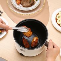 Elektrinis puodas maisto gaminimui, nepridegantis, nešiojamas, mini ramen viryklė, daugiafunkcis avižoms, ryžiams, no Steamer