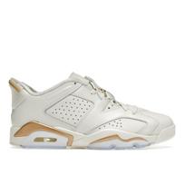 Air Jordan 6 žemi sportbačiai unisex Mėnulio Naujiesiems Metams Balta Eglė-Aura Metalinė-Auksinė DH6928-073 36.5