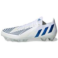 Adidas Predator Edge.1 L AG Minkštos dirbtinės dangos futbolo bateliai Balti Mėlyni Vyriški futbolo bateliai GW3656 40