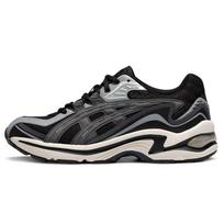 Asics Gel-Preleus Audinys Sintetinė Oda Tinklelis Retro Žemi Gyvenimo Būdo Sportbačiai Moteriški sportbačiai Juodi Pilki 1201A838-003 37