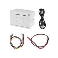 GOOJPRT QR204 58 mm mini įterptasis terminis spausdintuvas TTL + USB RS232 balta
